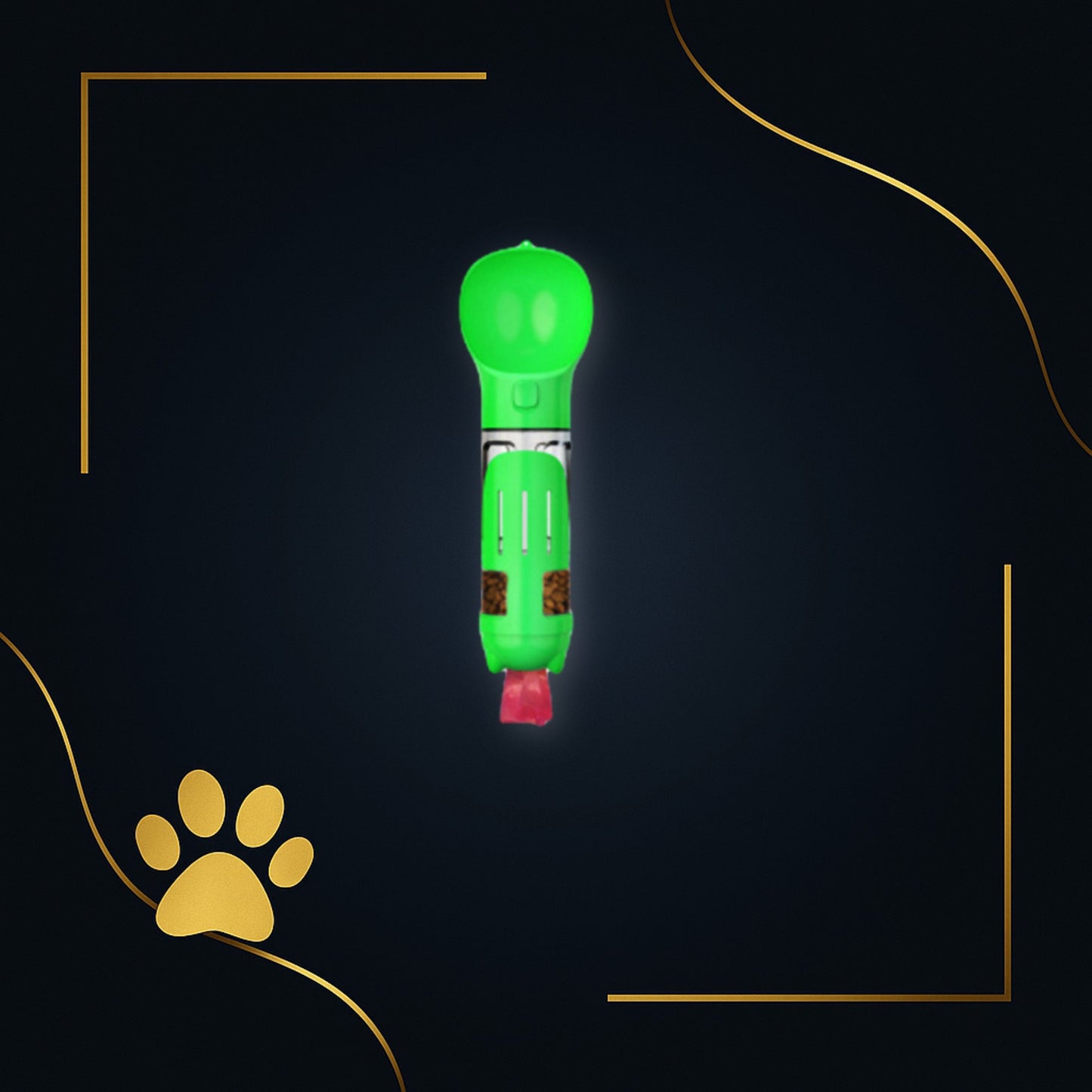 PawKit™ – 3 σε 1 Μπουκάλι Ταξιδιού για Νερό, Τροφή & Καθαρισμό
