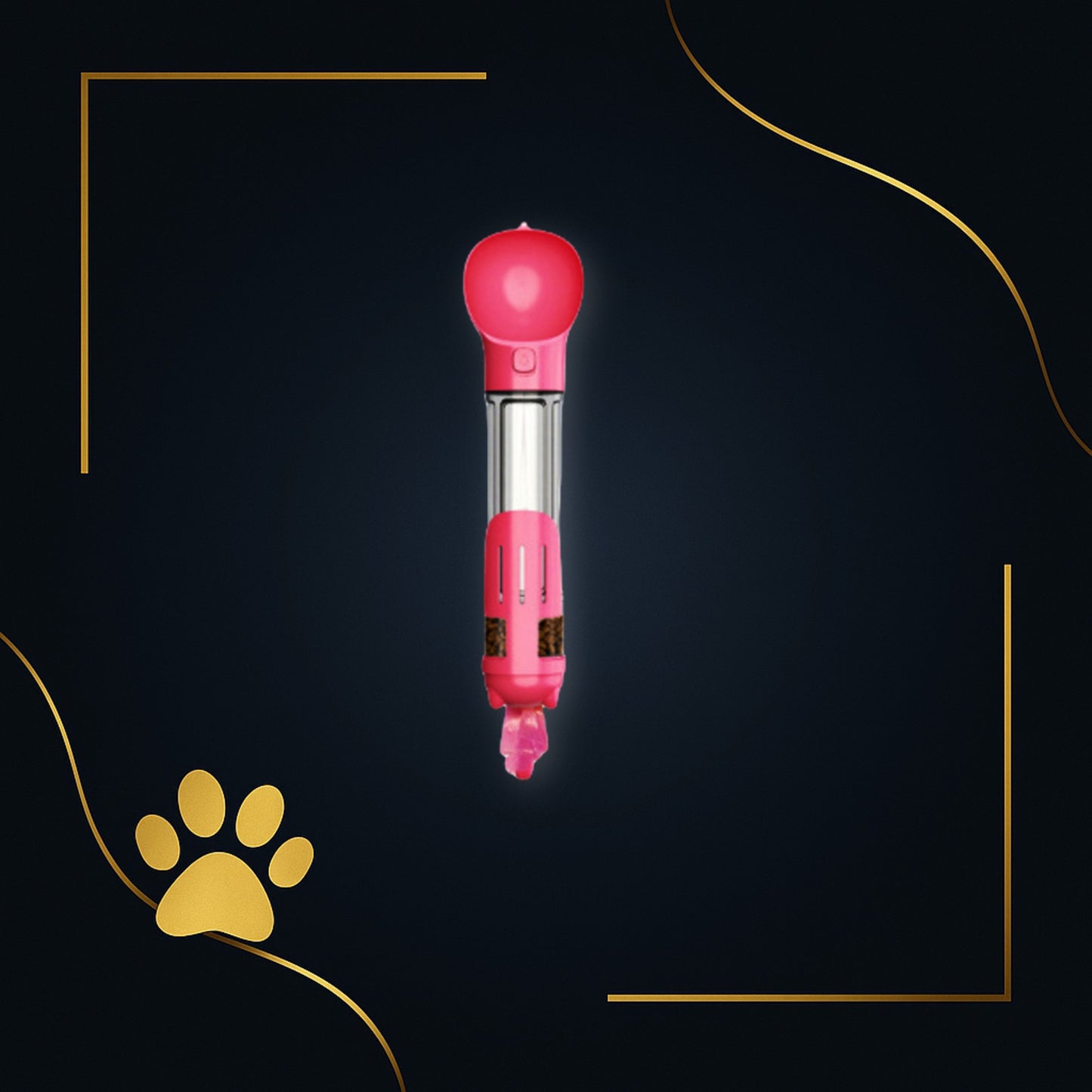 PawKit™ – 3 σε 1 Μπουκάλι Ταξιδιού για Νερό, Τροφή & Καθαρισμό